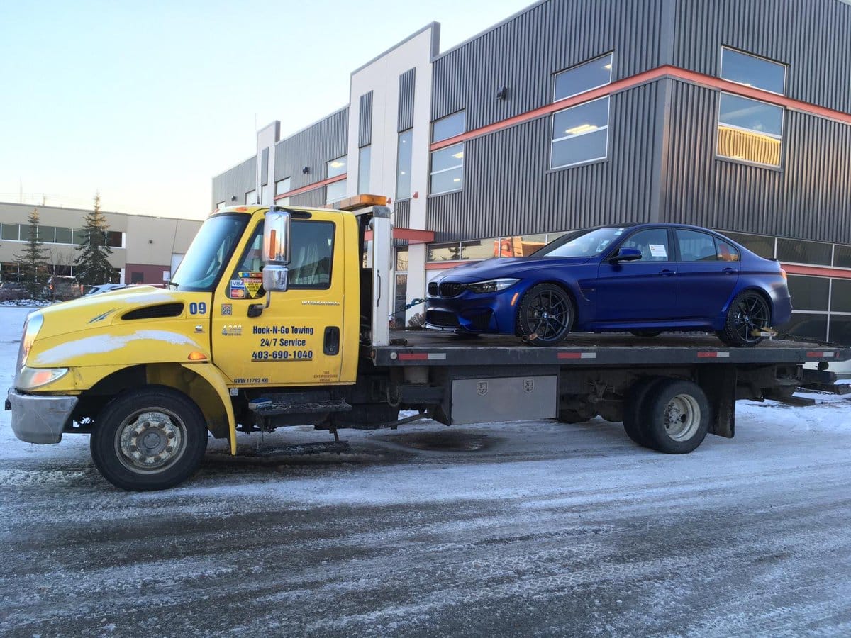Tow Truck Snow New York Car Shipping